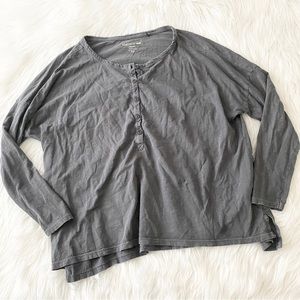 Toad&Co Gray Long Sleeve Tee